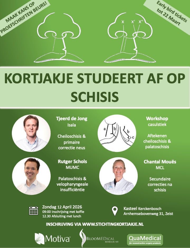 Poster Kortjakje studeert af op schisis